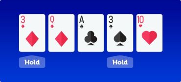 Video poker hold your cards